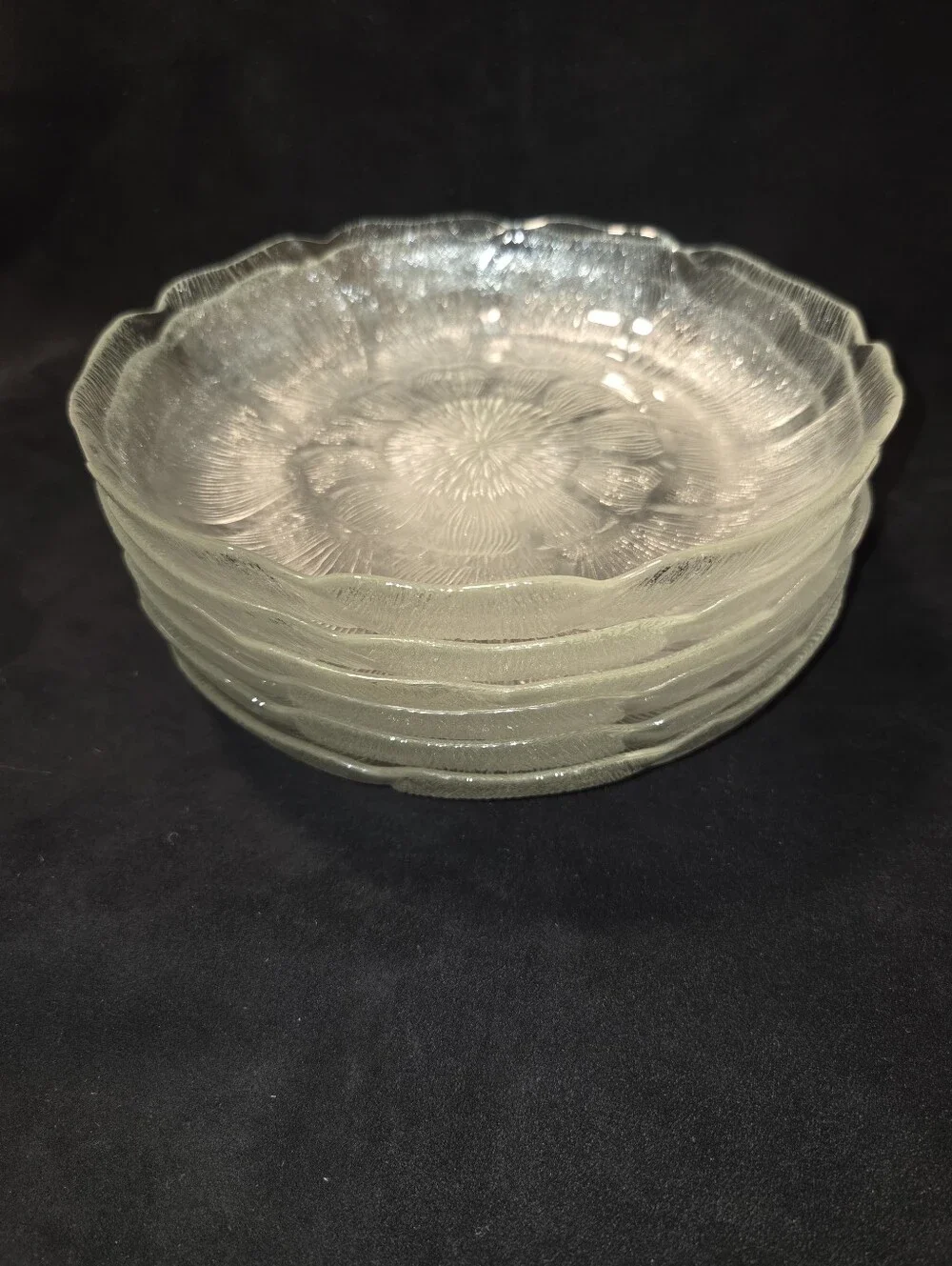 Vintage French Arcoroc Fleur Design 8